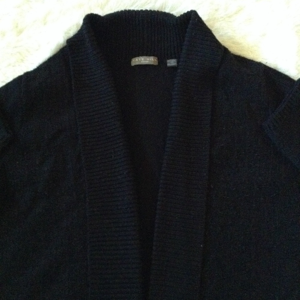 Kate Hill part merino wool cardigan